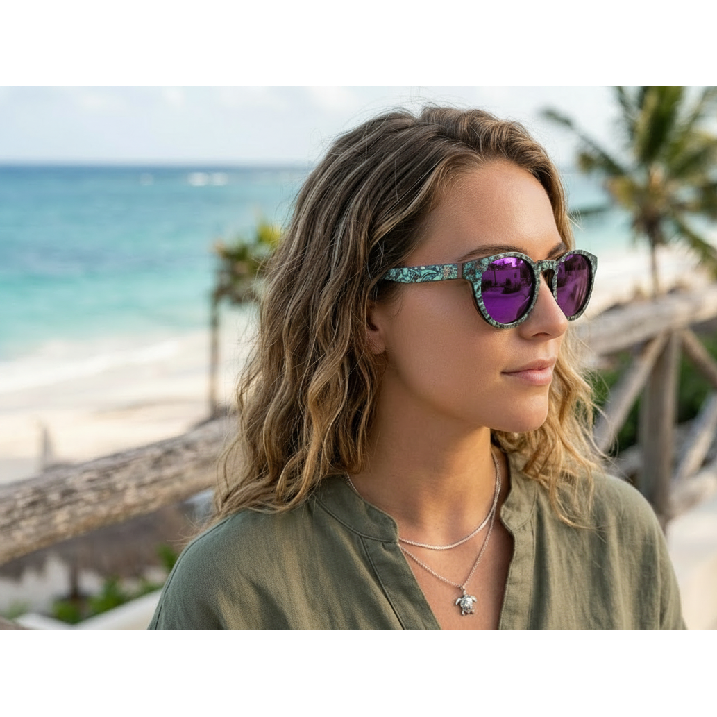 Ocean Horn - wooden sunglasses | Turtle Island Atelier