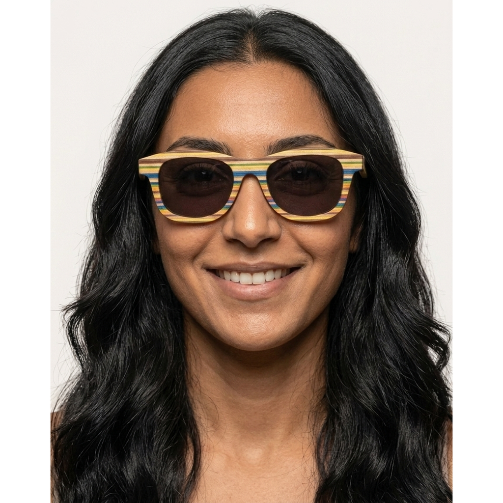 Ocean Pop - wooden sunglasses | Turtle Island Atelier