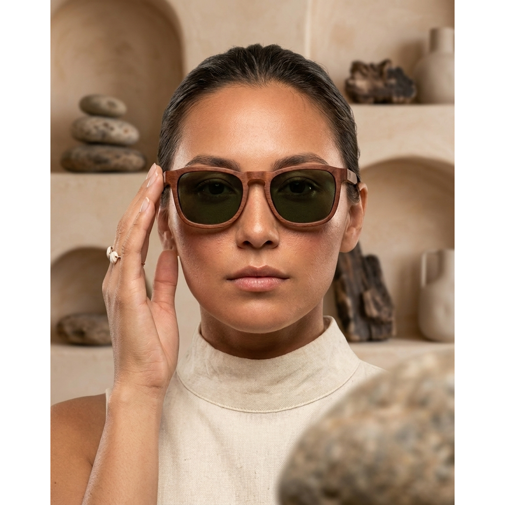 Raw Horn - wooden sunglasses | Turtle Island Atelier