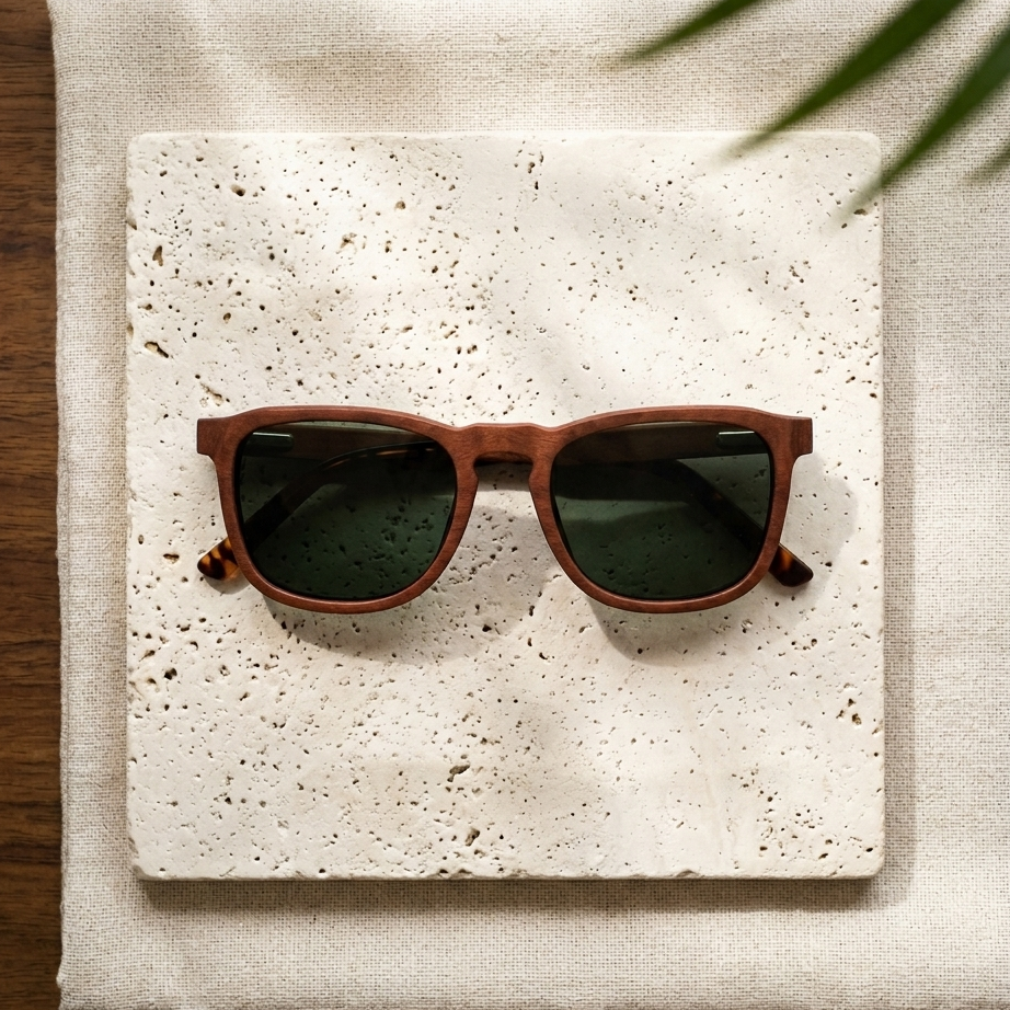 Raw Horn - wooden sunglasses | Turtle Island Atelier