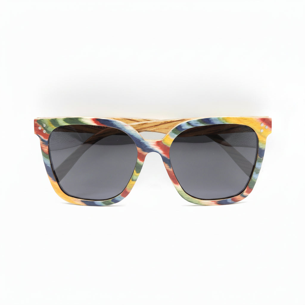 Waves Ocean - wooden sunglasses | Turtle Island Atelier