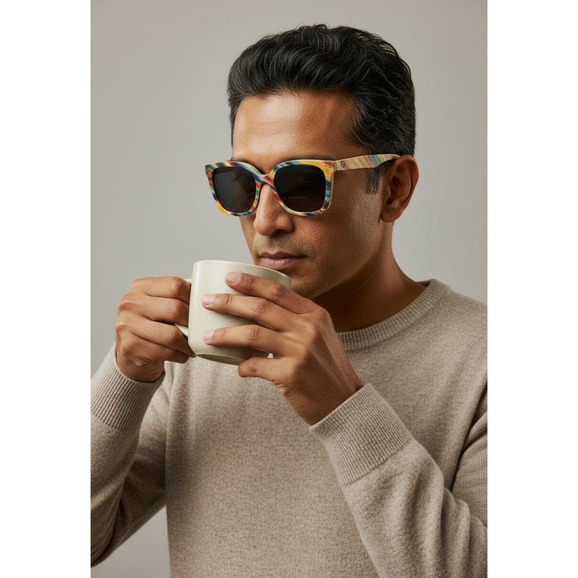 Waves Ocean - wooden sunglasses | Turtle Island Atelier