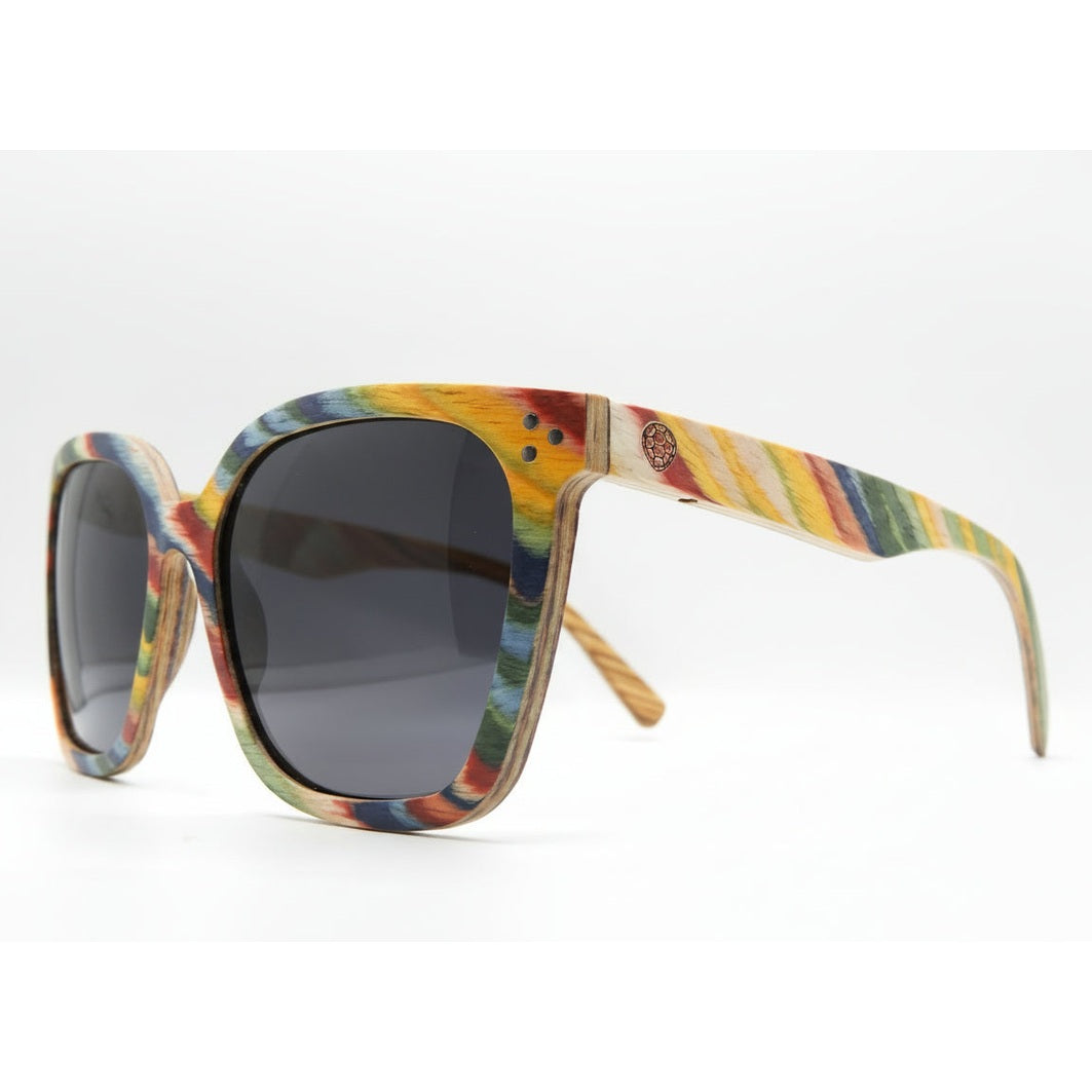 Waves Ocean - wooden sunglasses | Turtle Island Atelier