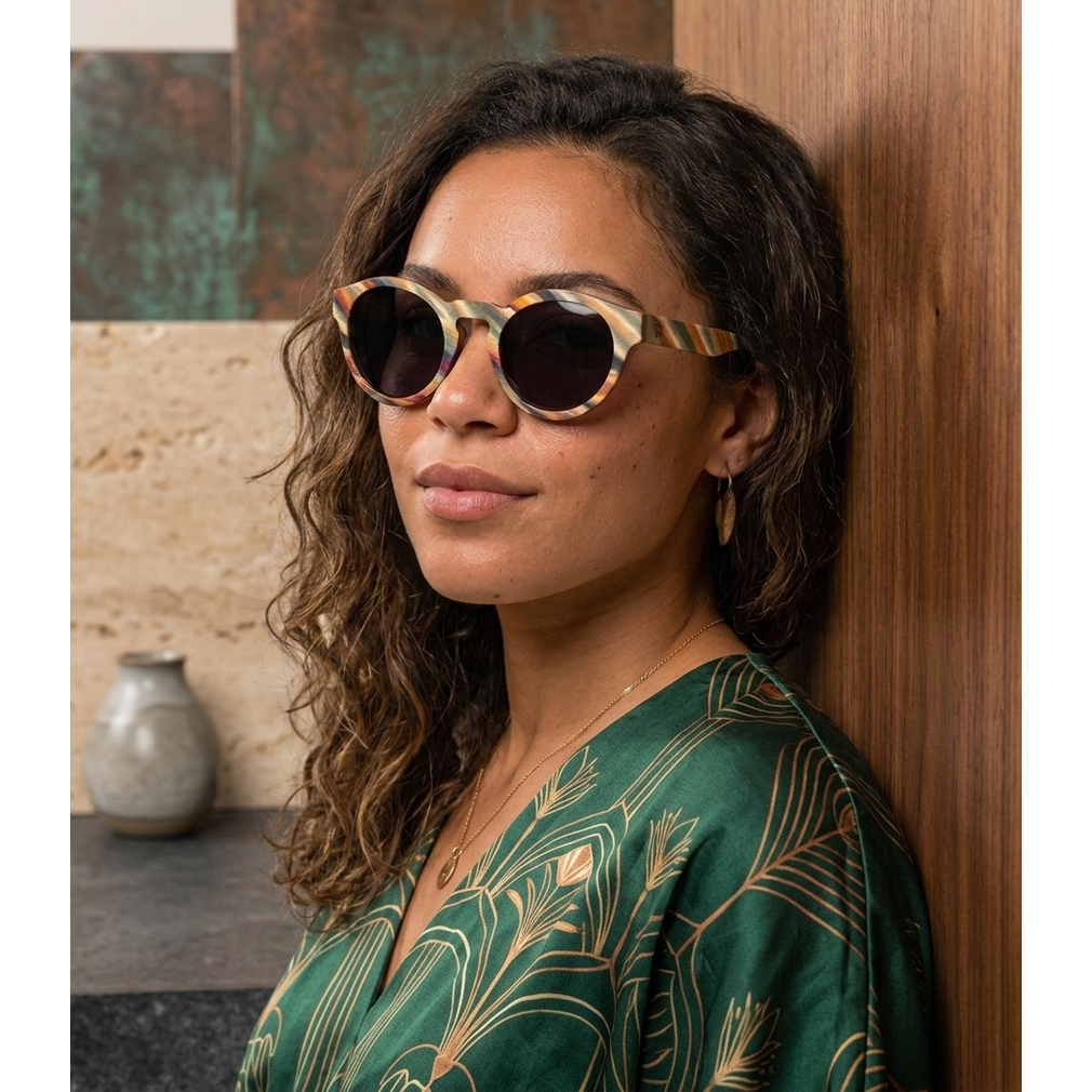 Waves - Tide Edition - wooden sunglasses | Turtle Island Atelier